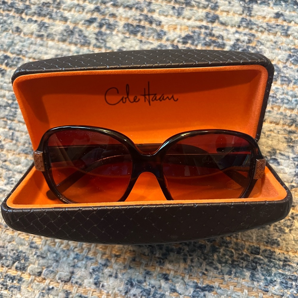 Cole Haan Brown Sunglasses with Pattern